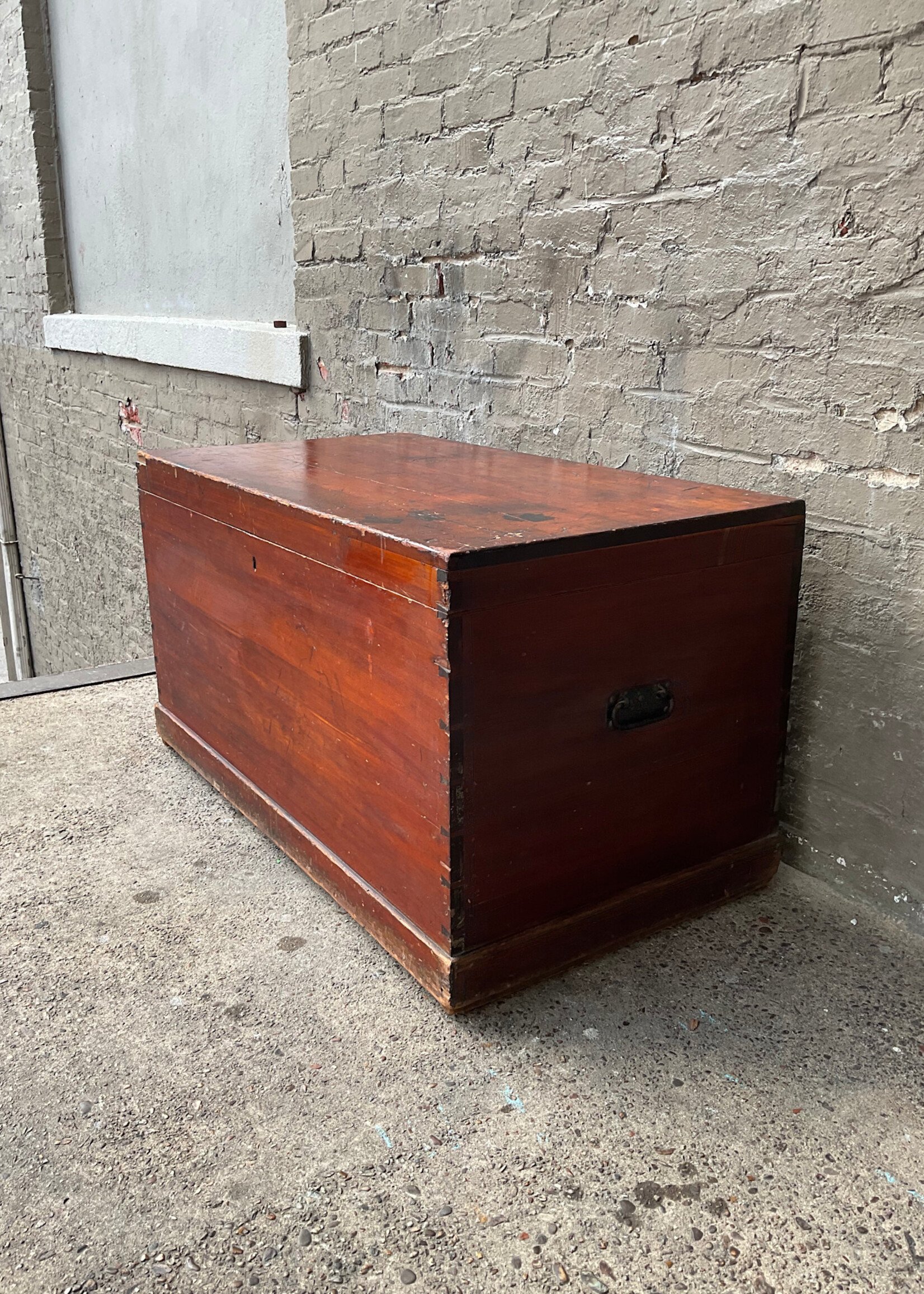 GOODWOOD Antique Wood Trunk
