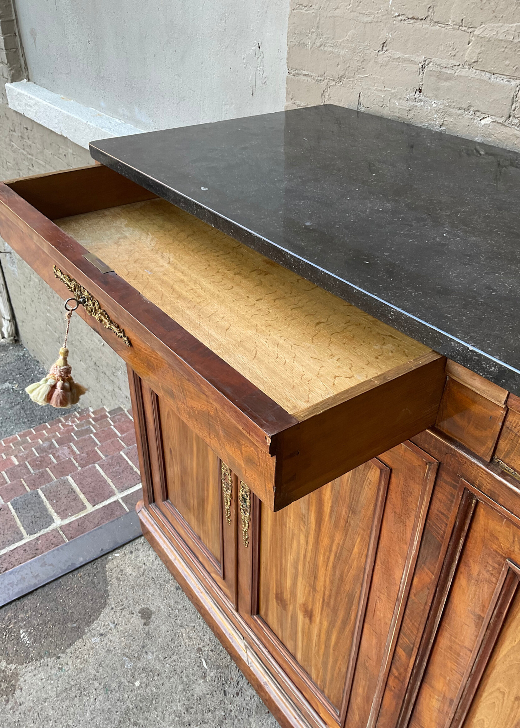 GOODWOOD Antique Continental Server with Marble Top