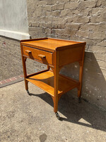 GOODWOOD Vintage Oak Bar Cart