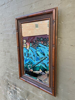 GOODWOOD Faux Bamboo Mirror