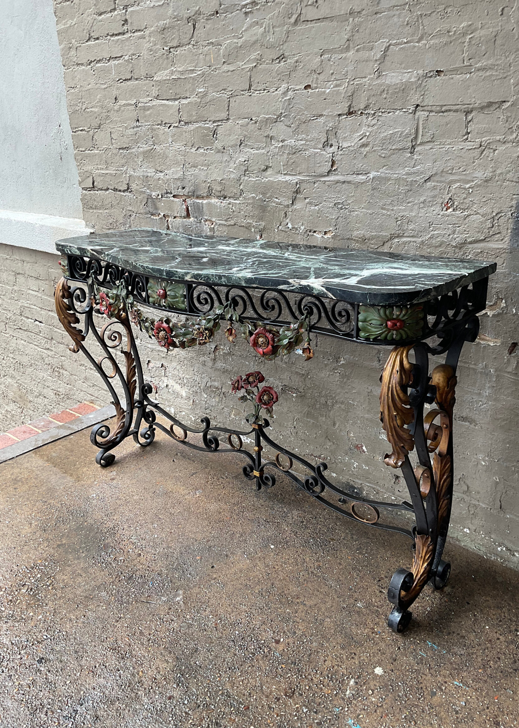 GOODWOOD Beaux Arts Iron & Marble Console