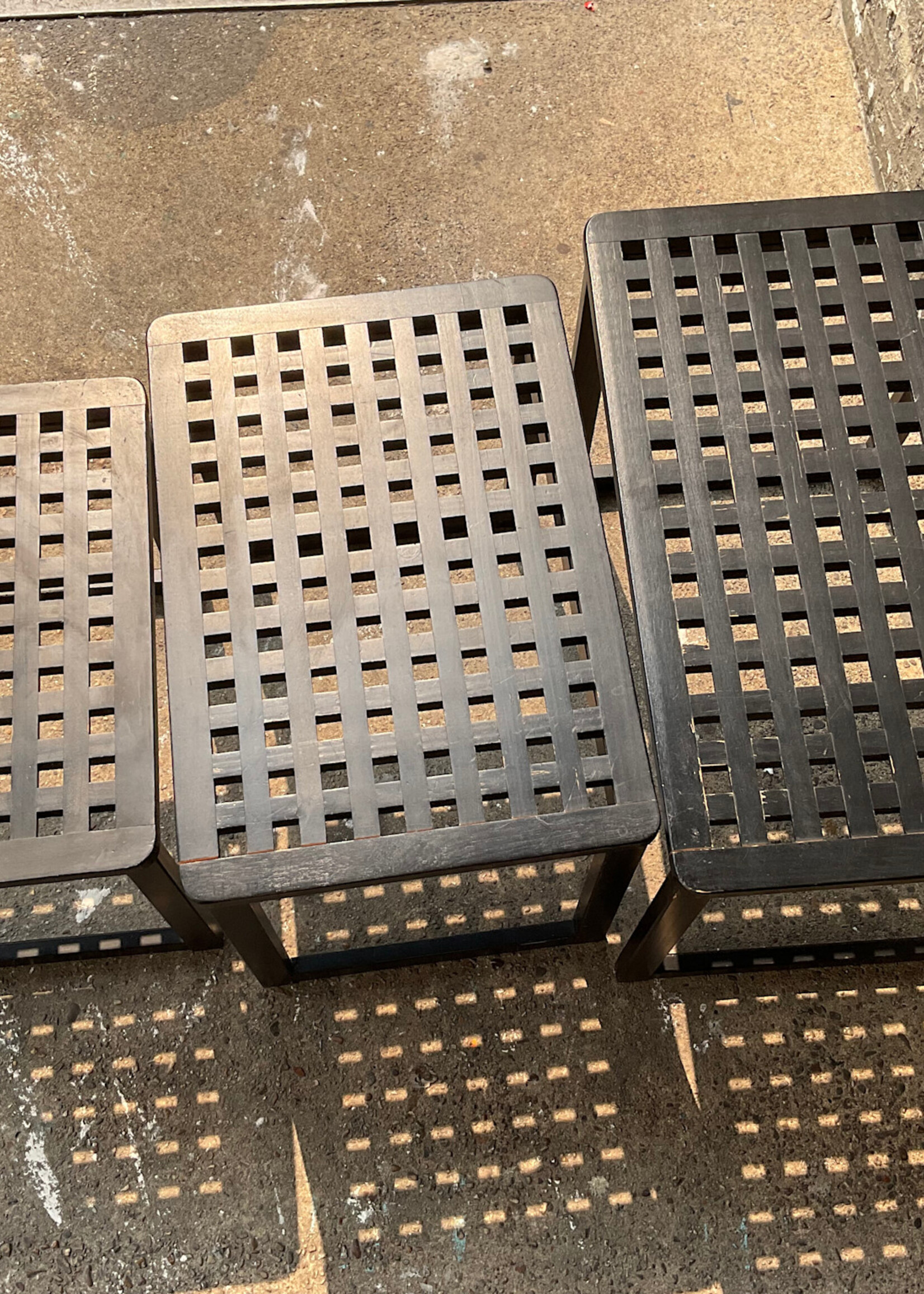 GOODWOOD Set of 3 Ebonized Nesting Tables