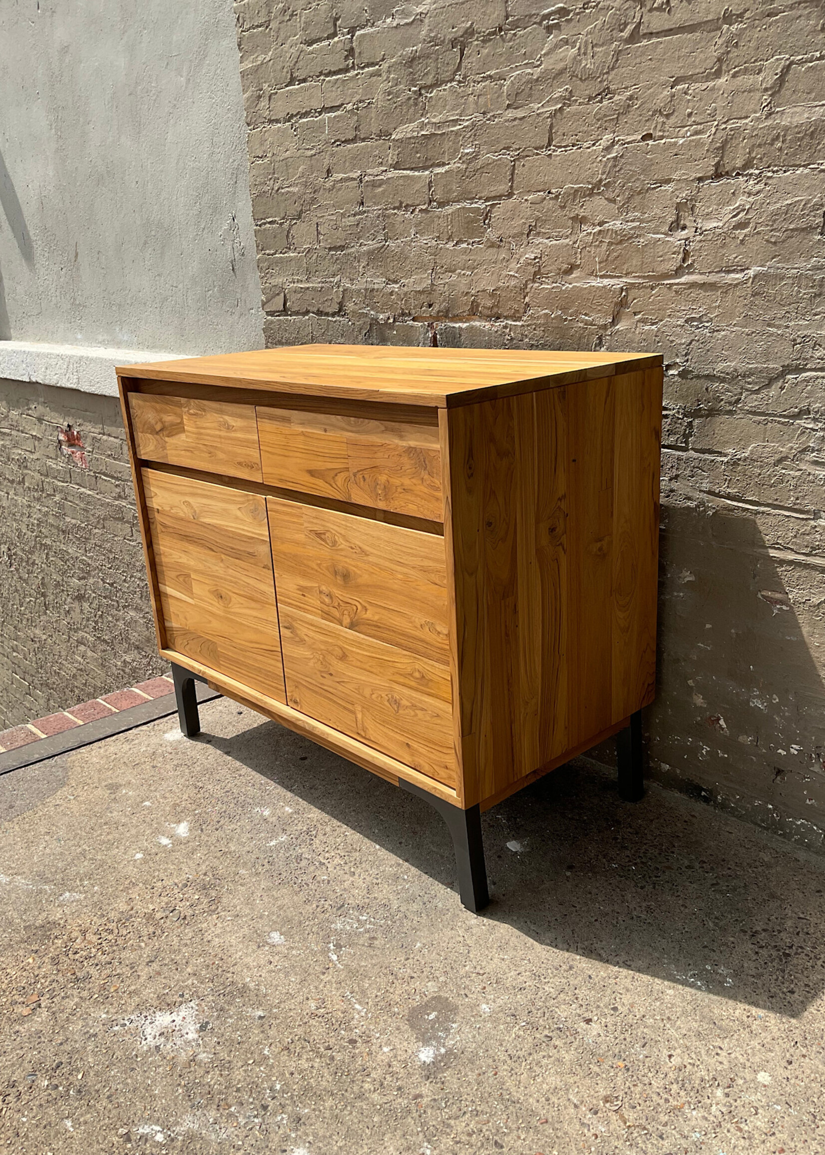 GOODWOOD MCM Style Hardwood Chest