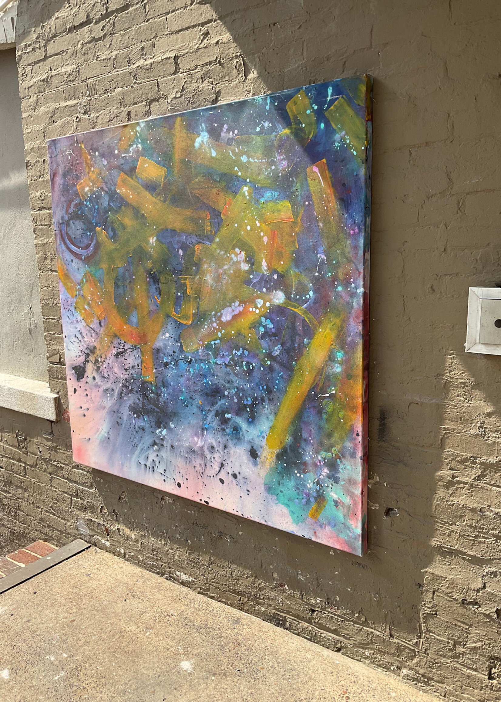GOODWOOD Abstract, Oil on Canvas