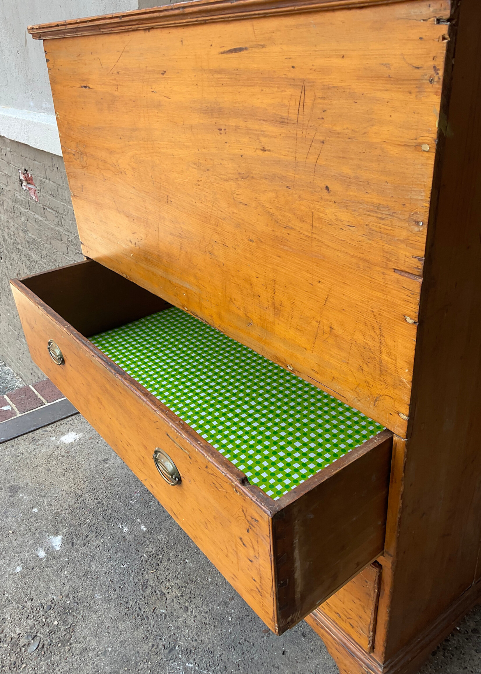 GOODWOOD 19th C Pine Mule Chest