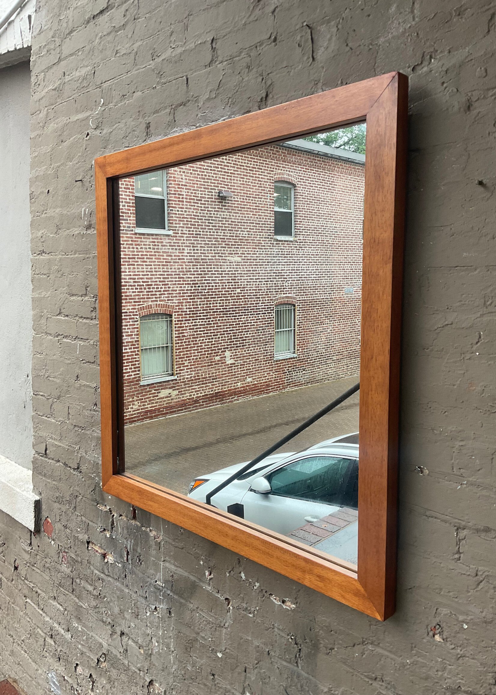 GOODWOOD Teak Mirror - VERY HEAVY