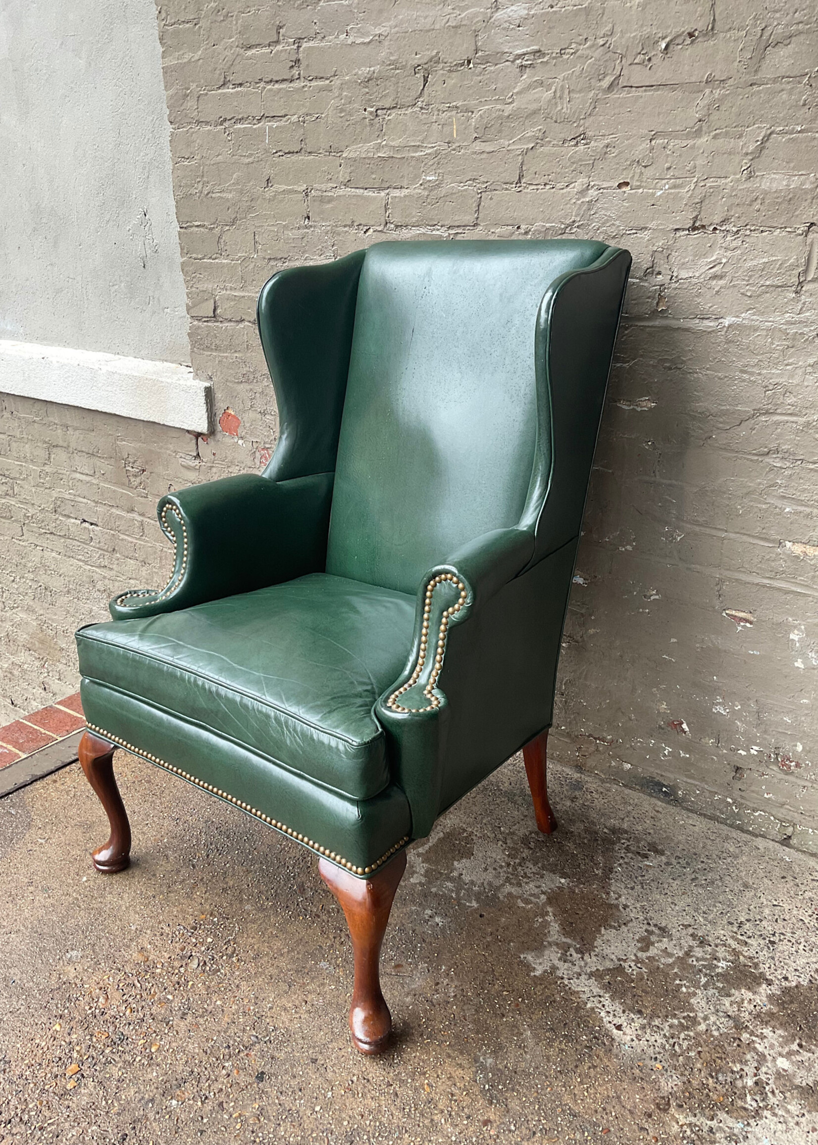 GOODWOOD Vintage Leather Wingback Chair
