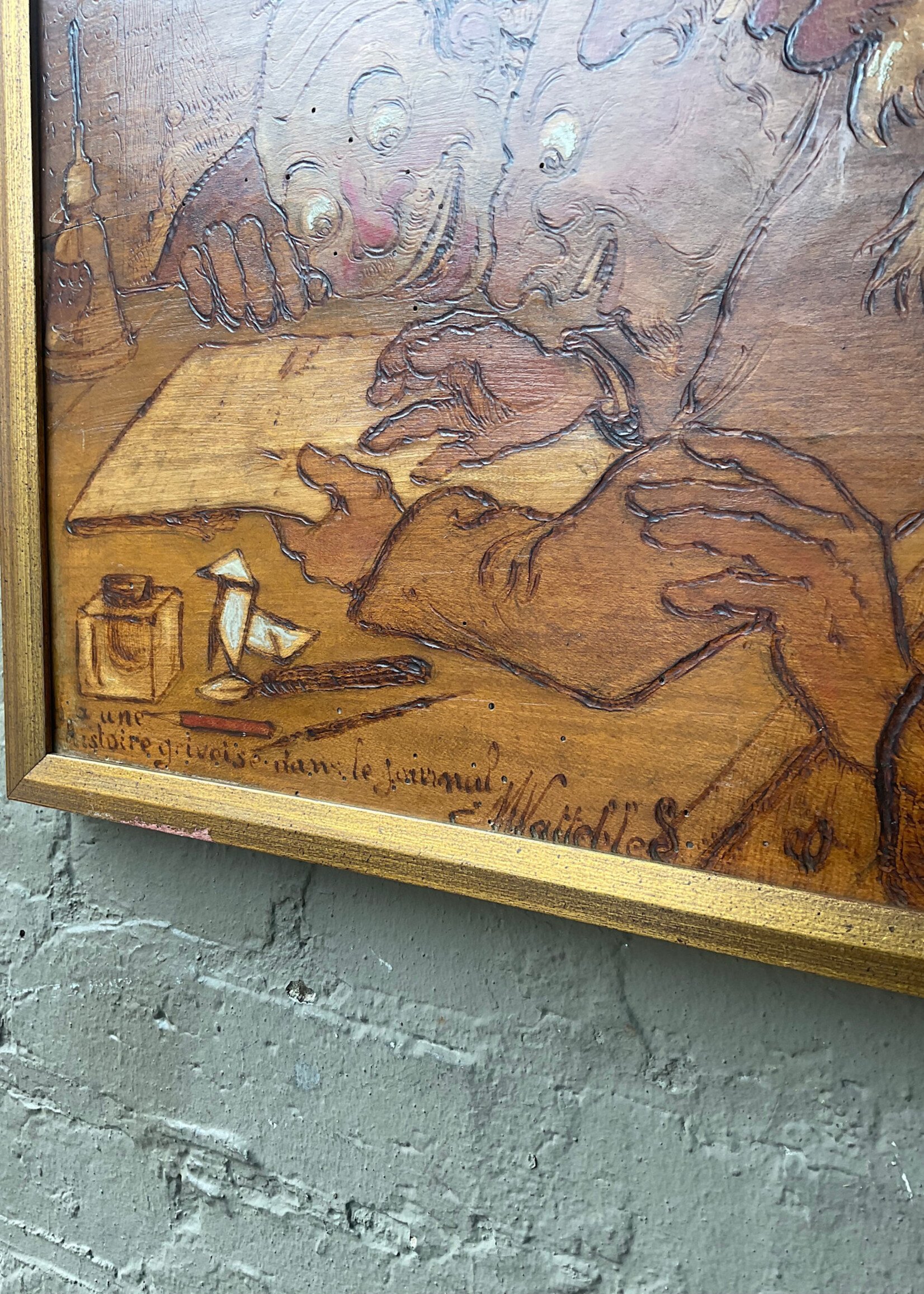 GOODWOOD Vintage French Pyrograph