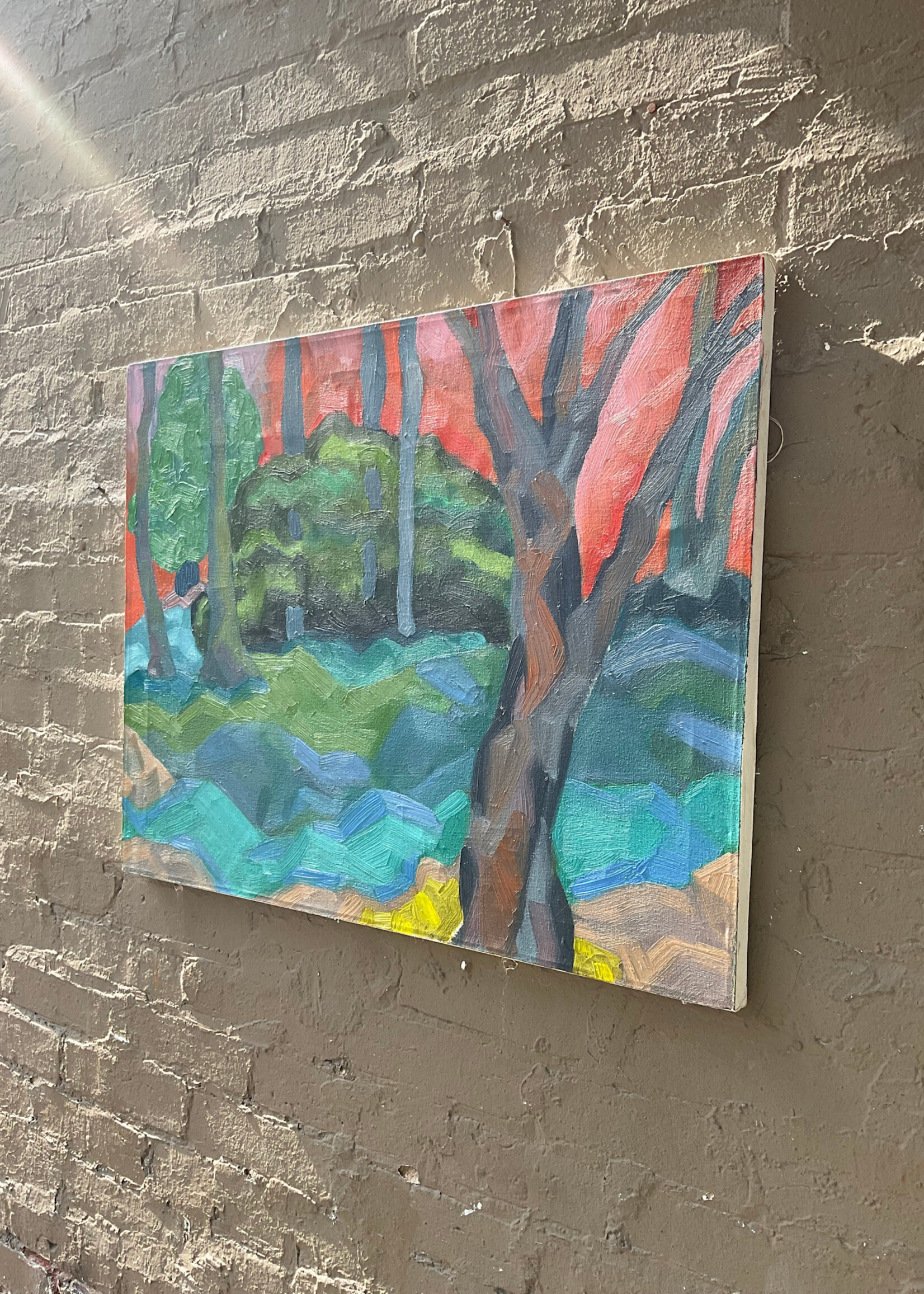 GOODWOOD Nature Abstract, Oil on Canvas