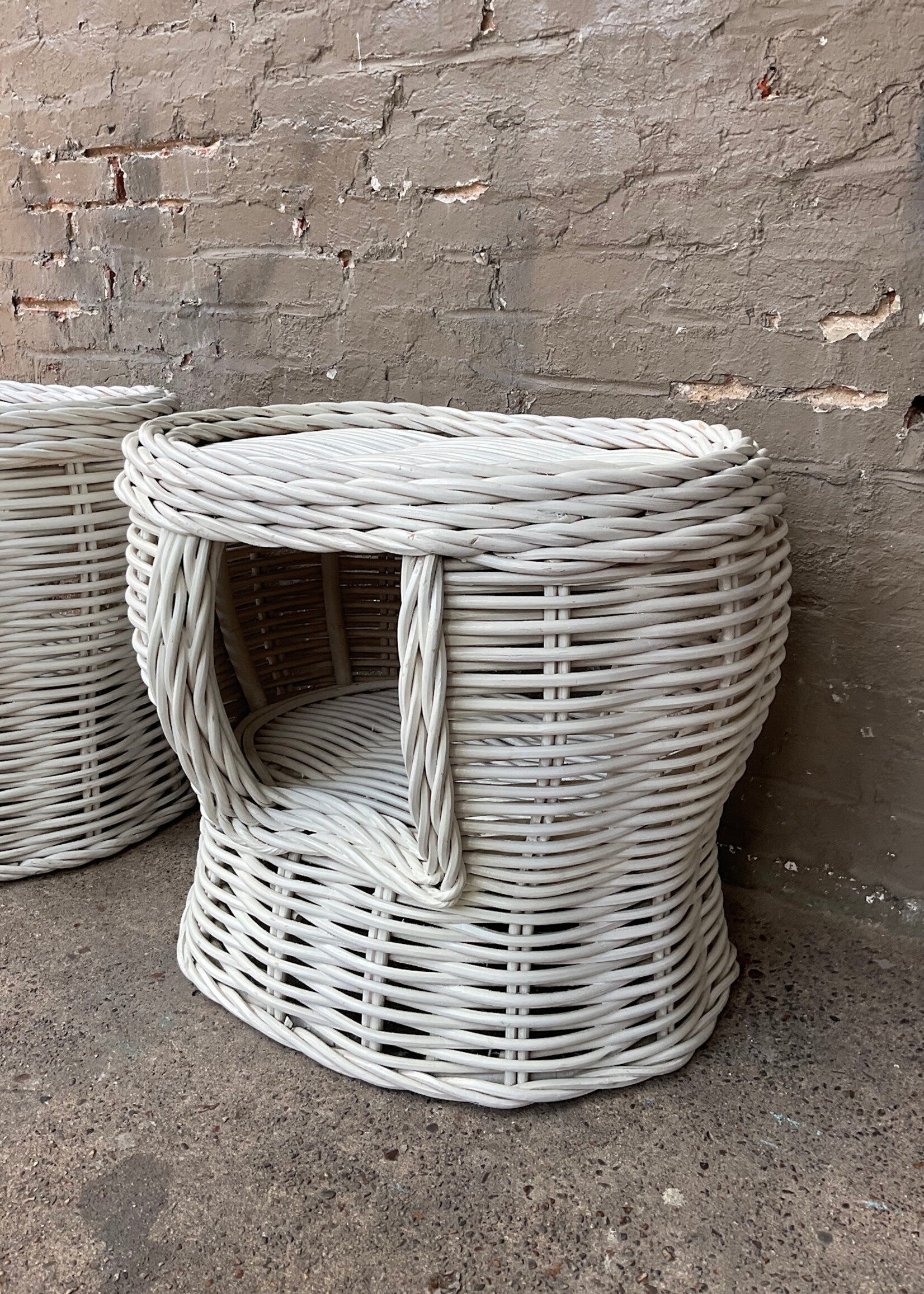 GOODWOOD Painted Rattan Side Table