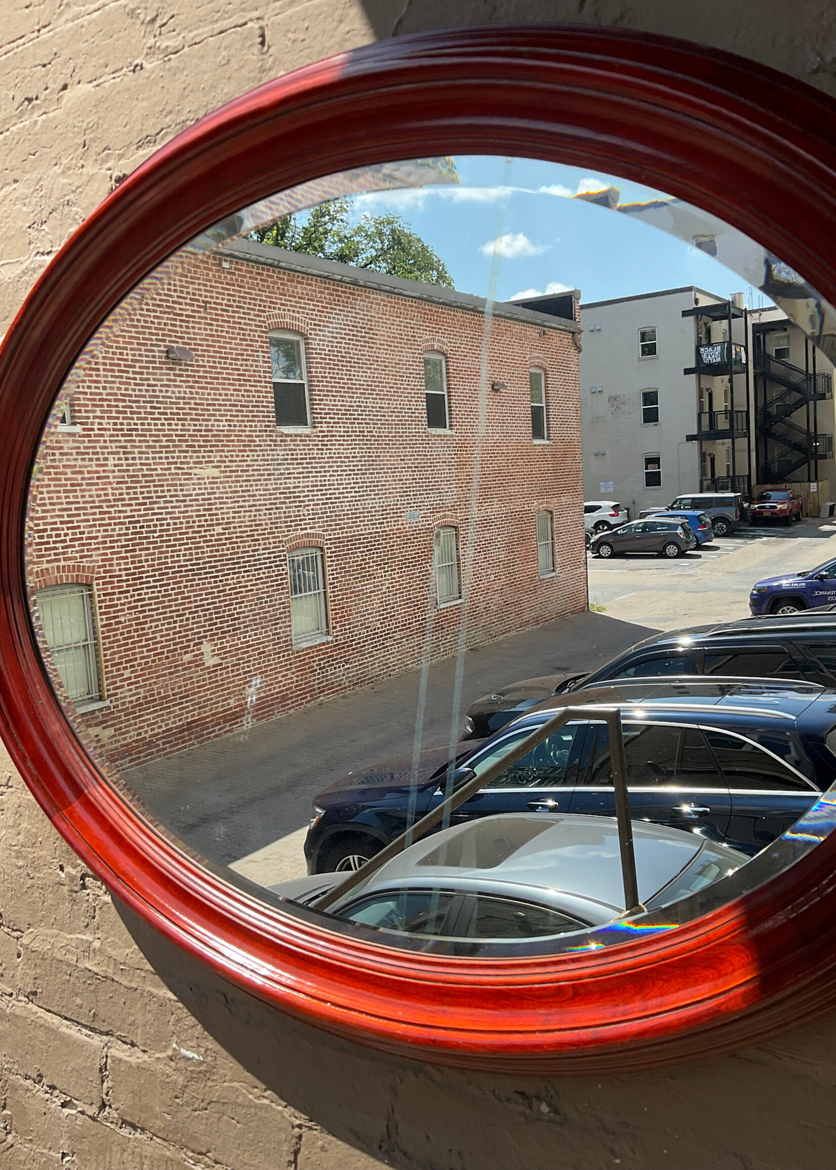 GOODWOOD Oval Beveled Mirror, Patina to Glass