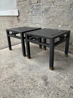 GOODWOOD Ebonized Chinese Side Table