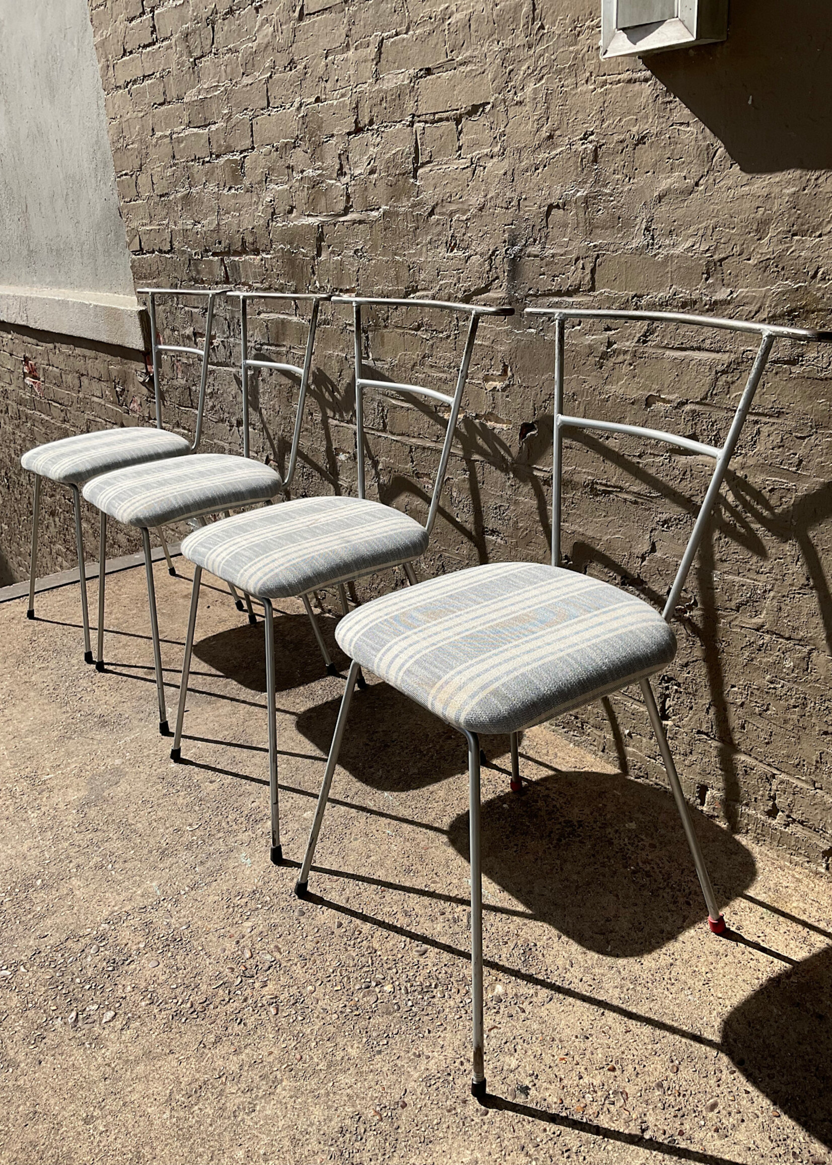 GOODWOOD Set of 4 MCM Iron Chairs