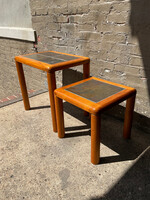 GOODWOOD Haslev Danish Modern Small Tile Top Side Table
