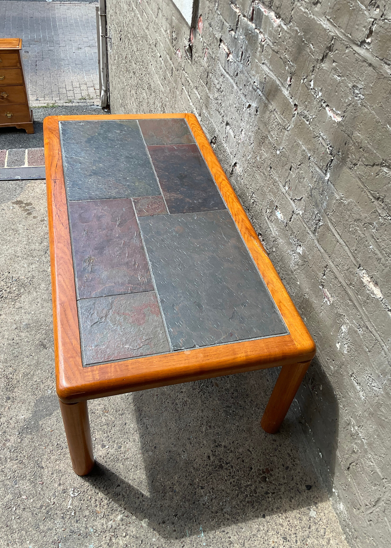 GOODWOOD Haslev Danish Modern Tile Top Coffee Table