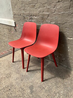 GOODWOOD Pair of Orange Ikea Odger Chairs