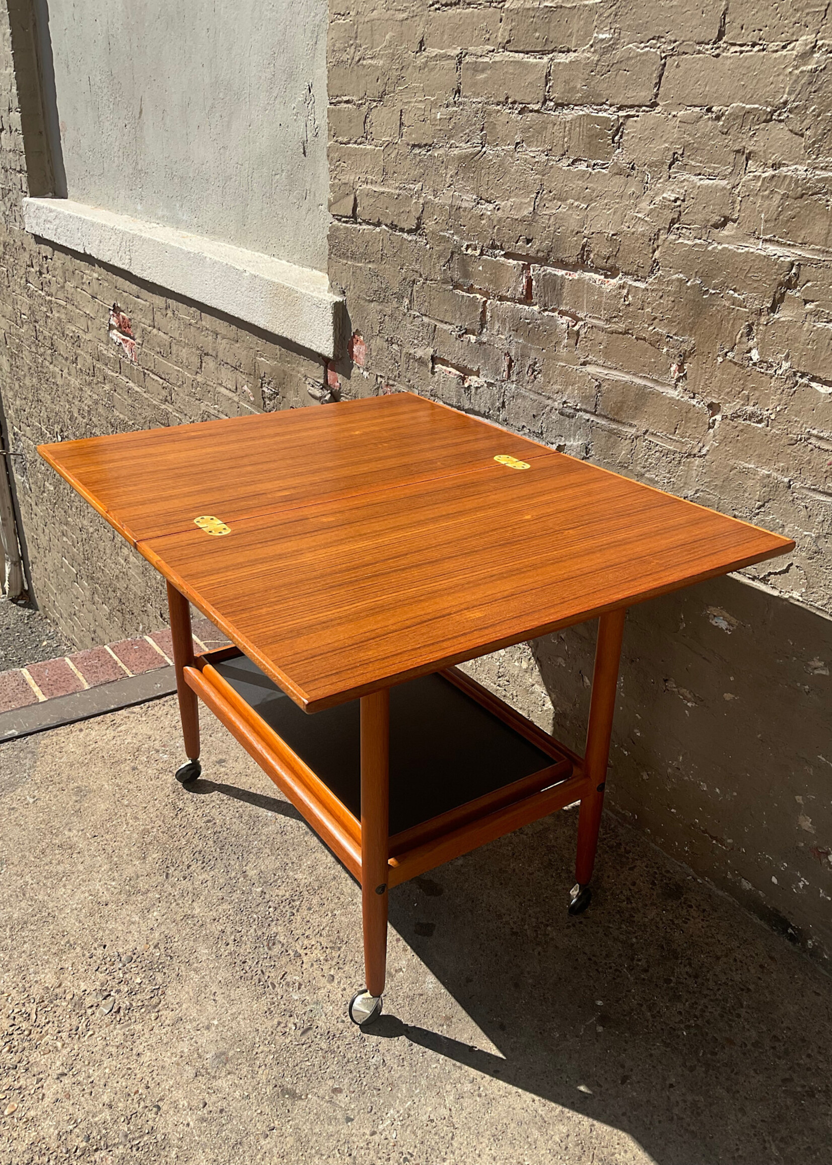 GOODWOOD Grete Jalk Danish Modern Flip Top Bar Cart
