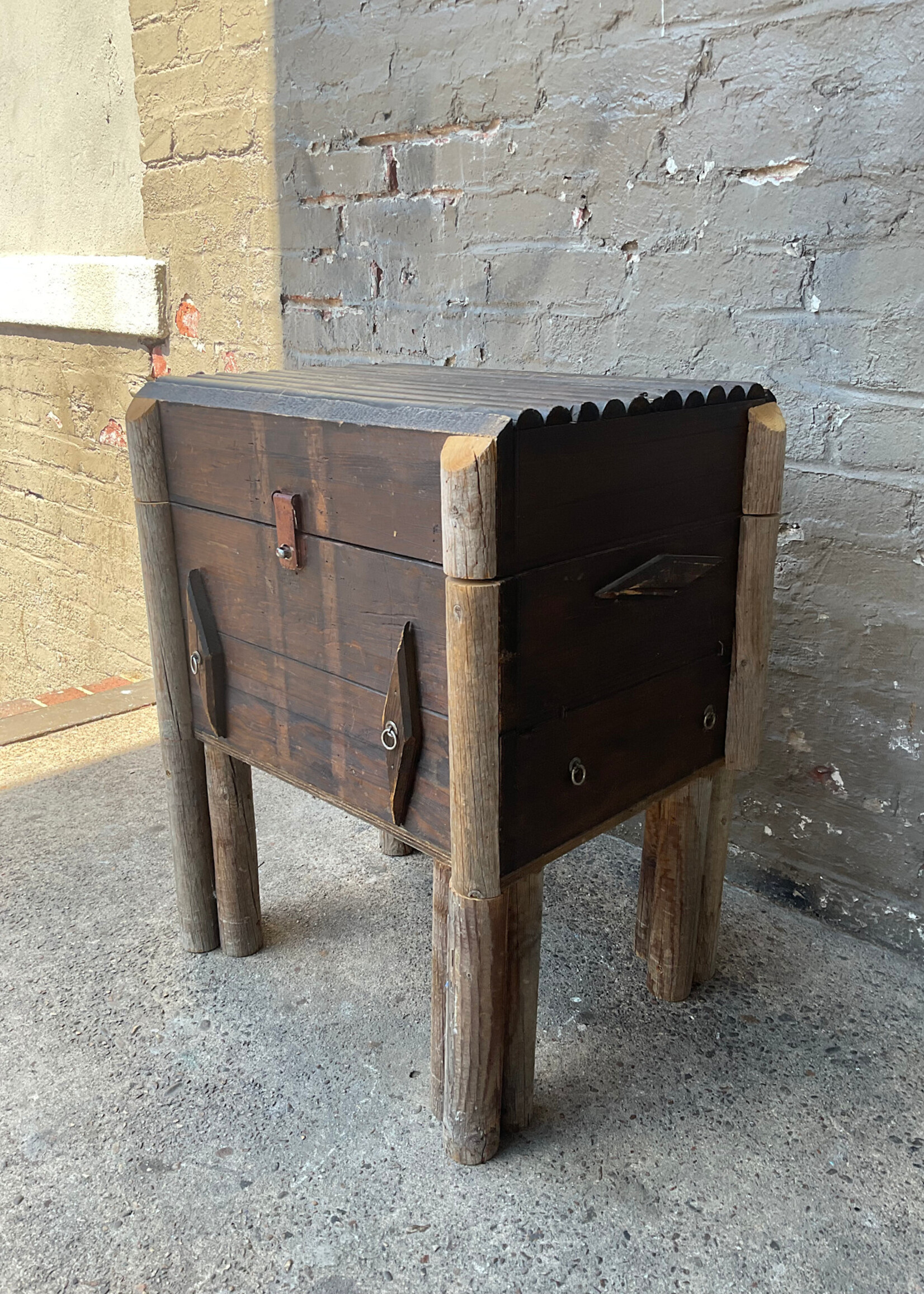 GOODWOOD Rustic Chest on Stand