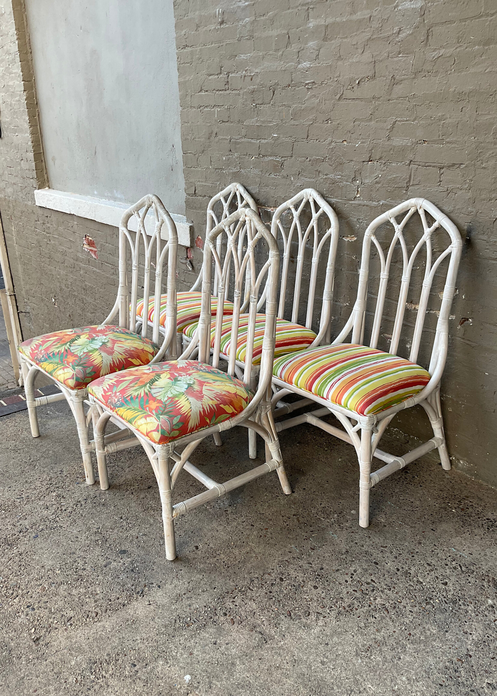 GOODWOOD Set of 5 Rattan Chairs