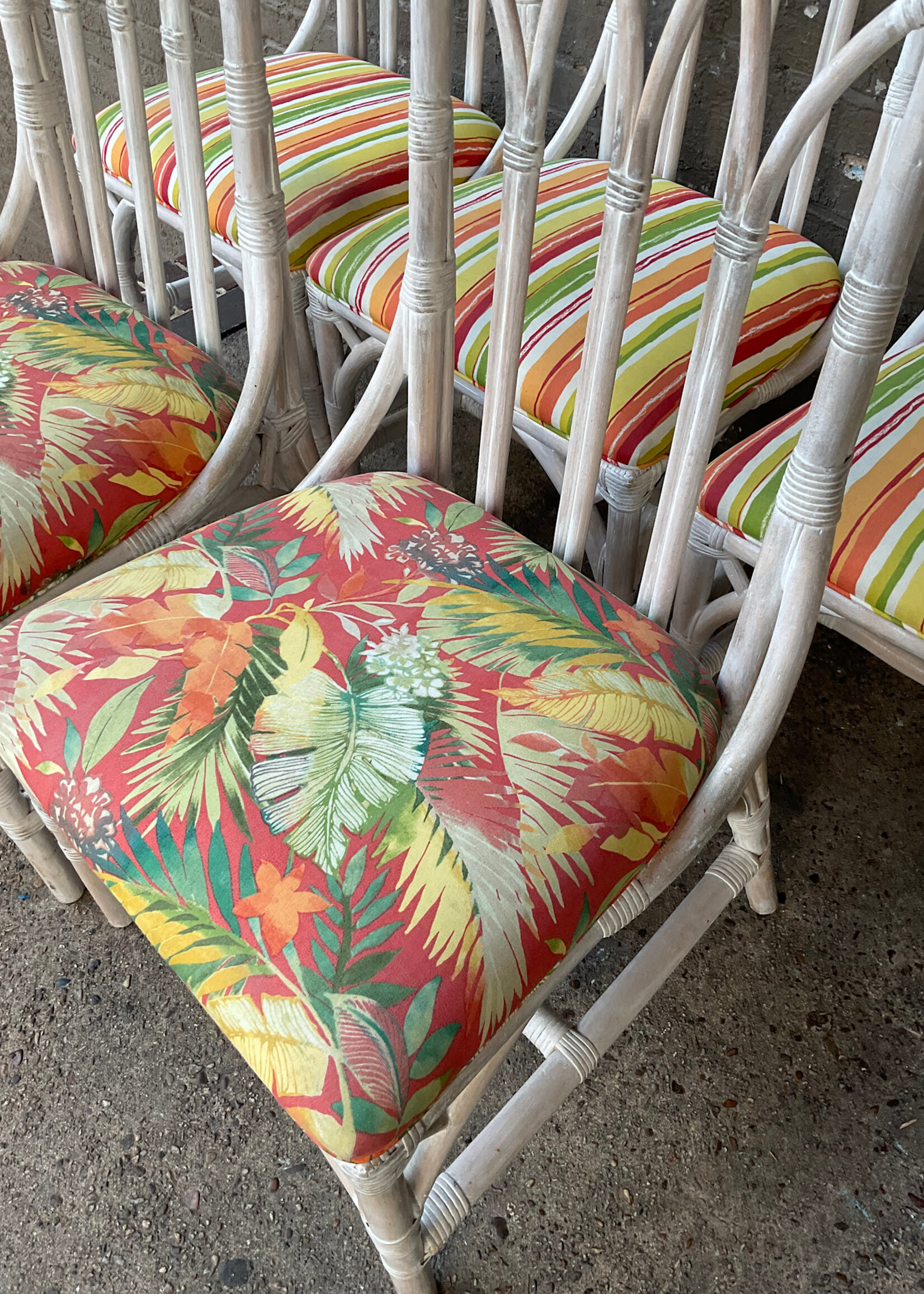 GOODWOOD Set of 5 Rattan Chairs