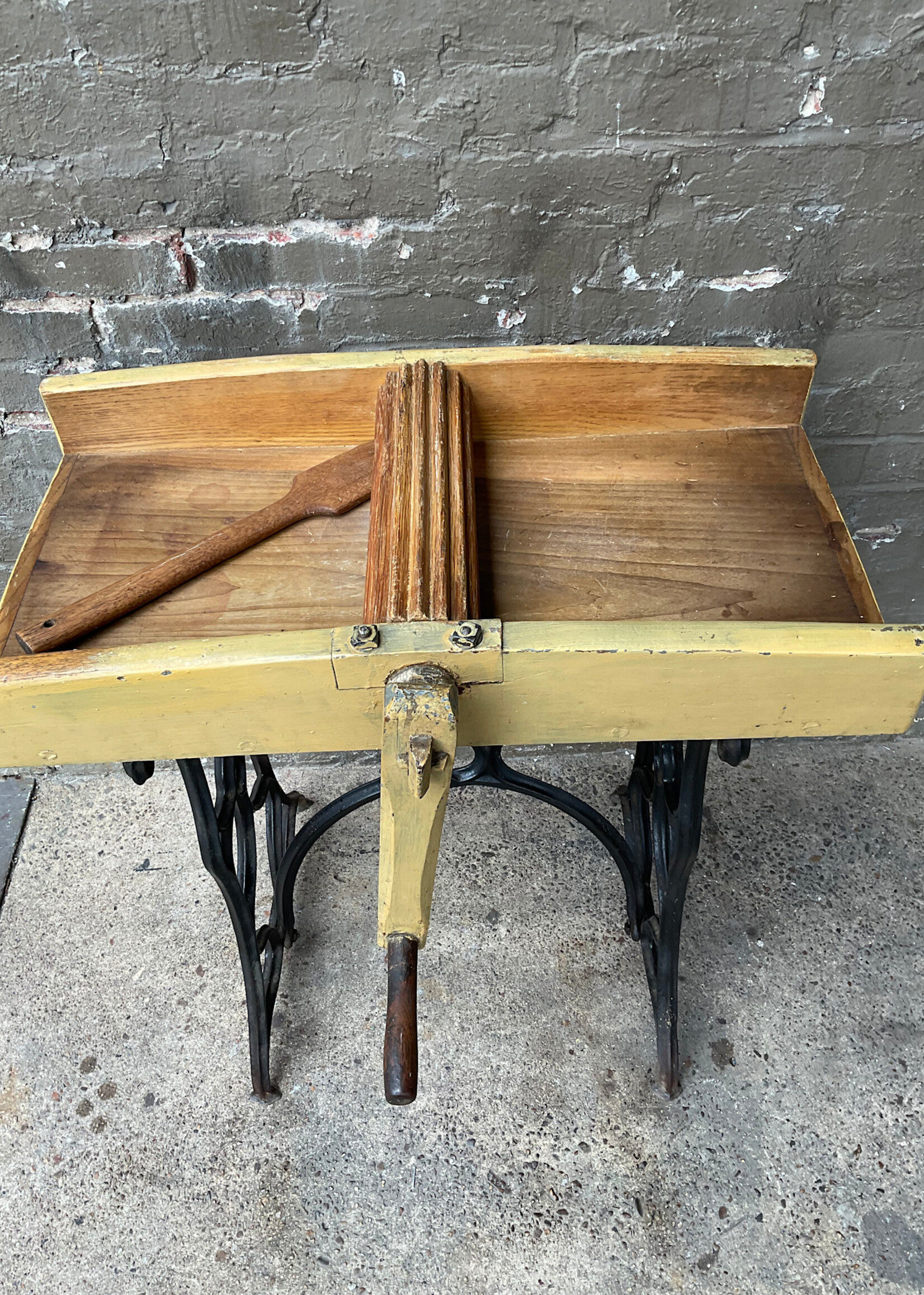 GOODWOOD Antique Table on  Iron Legs