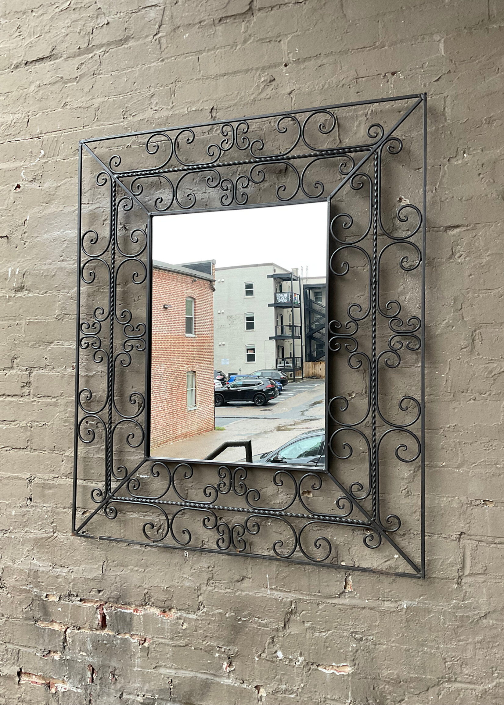 GOODWOOD Metal Scroll Mirror