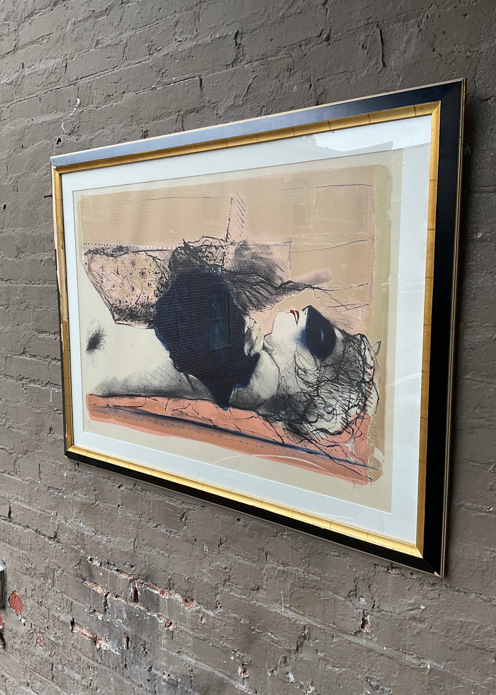 GOODWOOD Framed Nude, Signed & Numbered