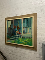 GOODWOOD Rural Scene, Oil on Board, Judy Wengrovitz