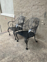 GOODWOOD Pair of Wrought Iron Chairs