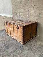 GOODWOOD Rustic Iron Mounted Trunk