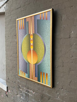 GOODWOOD Abstract Shapes, Mixed Media on Canvas