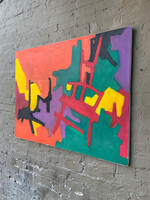 GOODWOOD Abstract, Hector Alvarez 33" x 44"