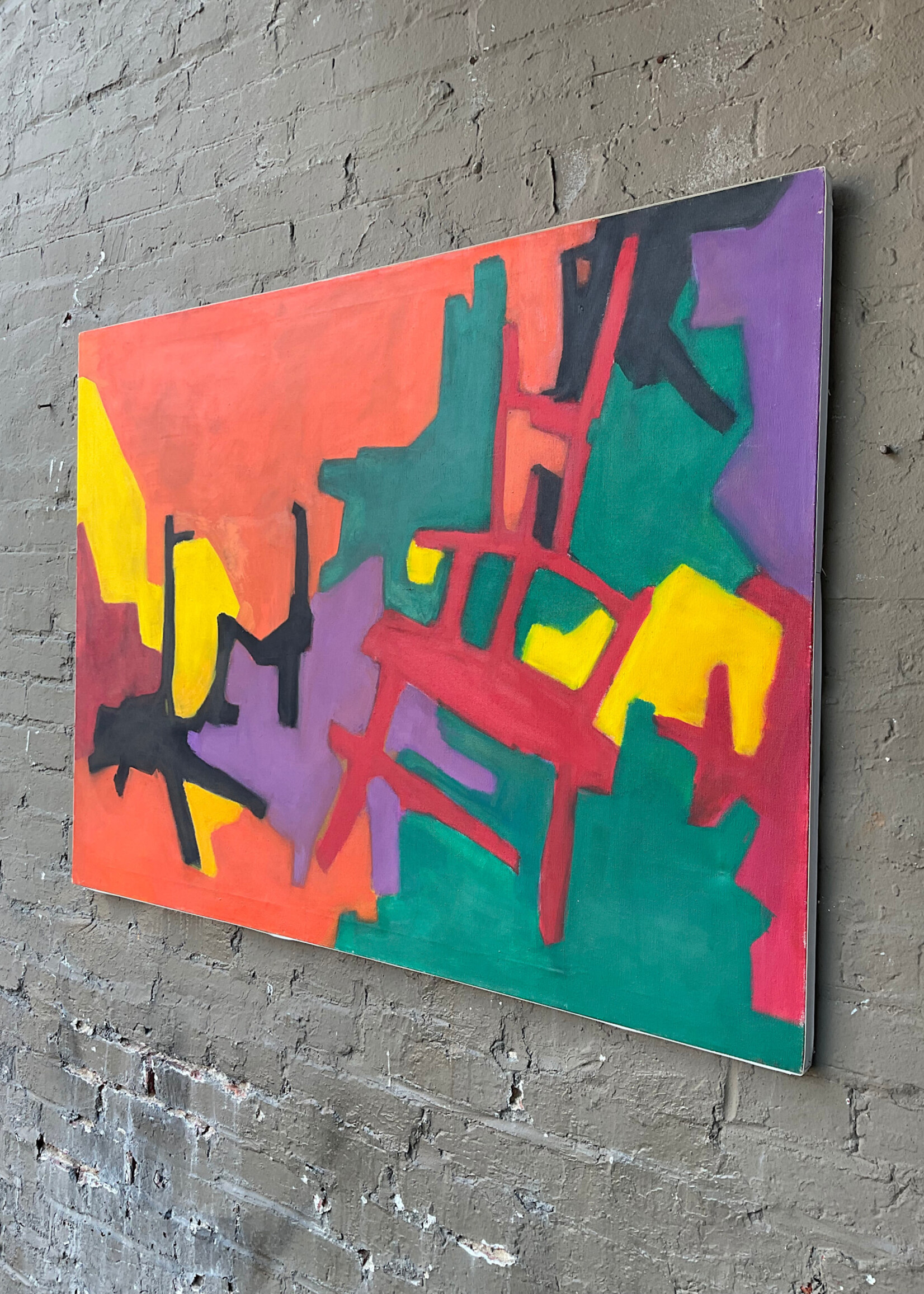 GOODWOOD Abstract, Hector Alvarez 33" x 44"