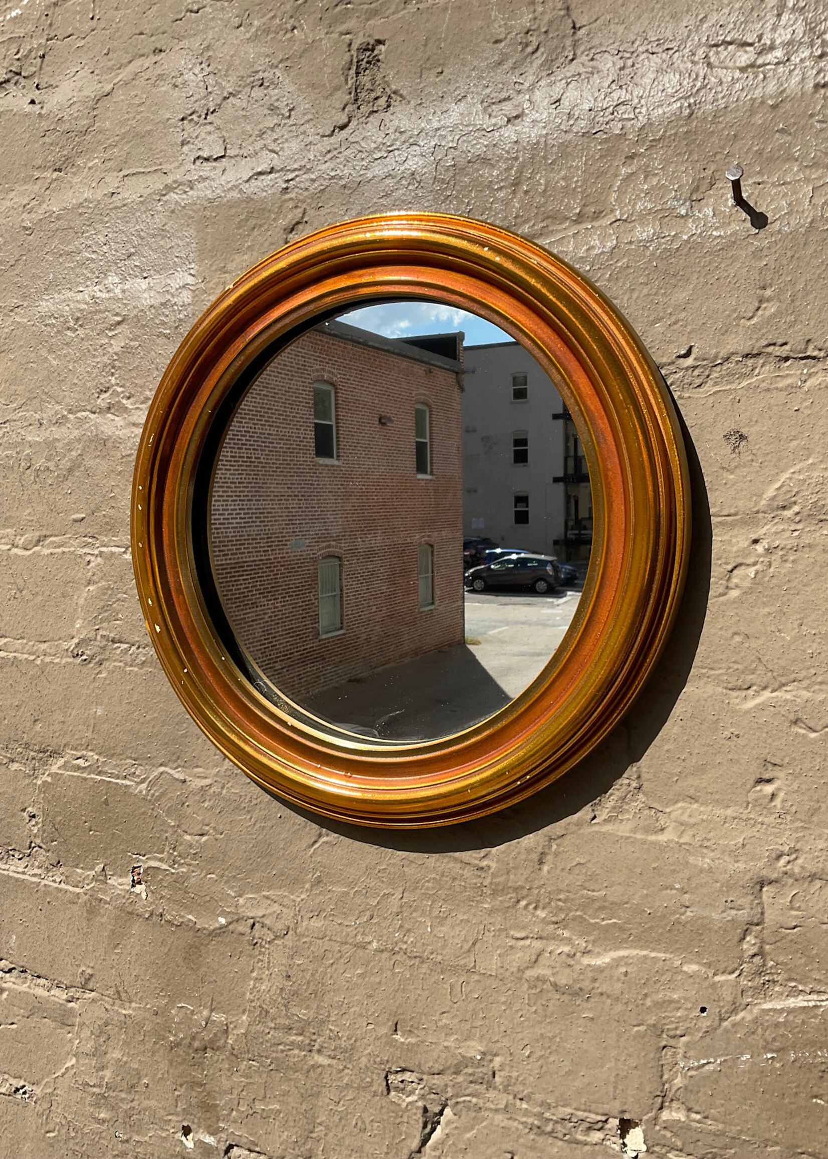 GOODWOOD Small Round Gilt Mirror