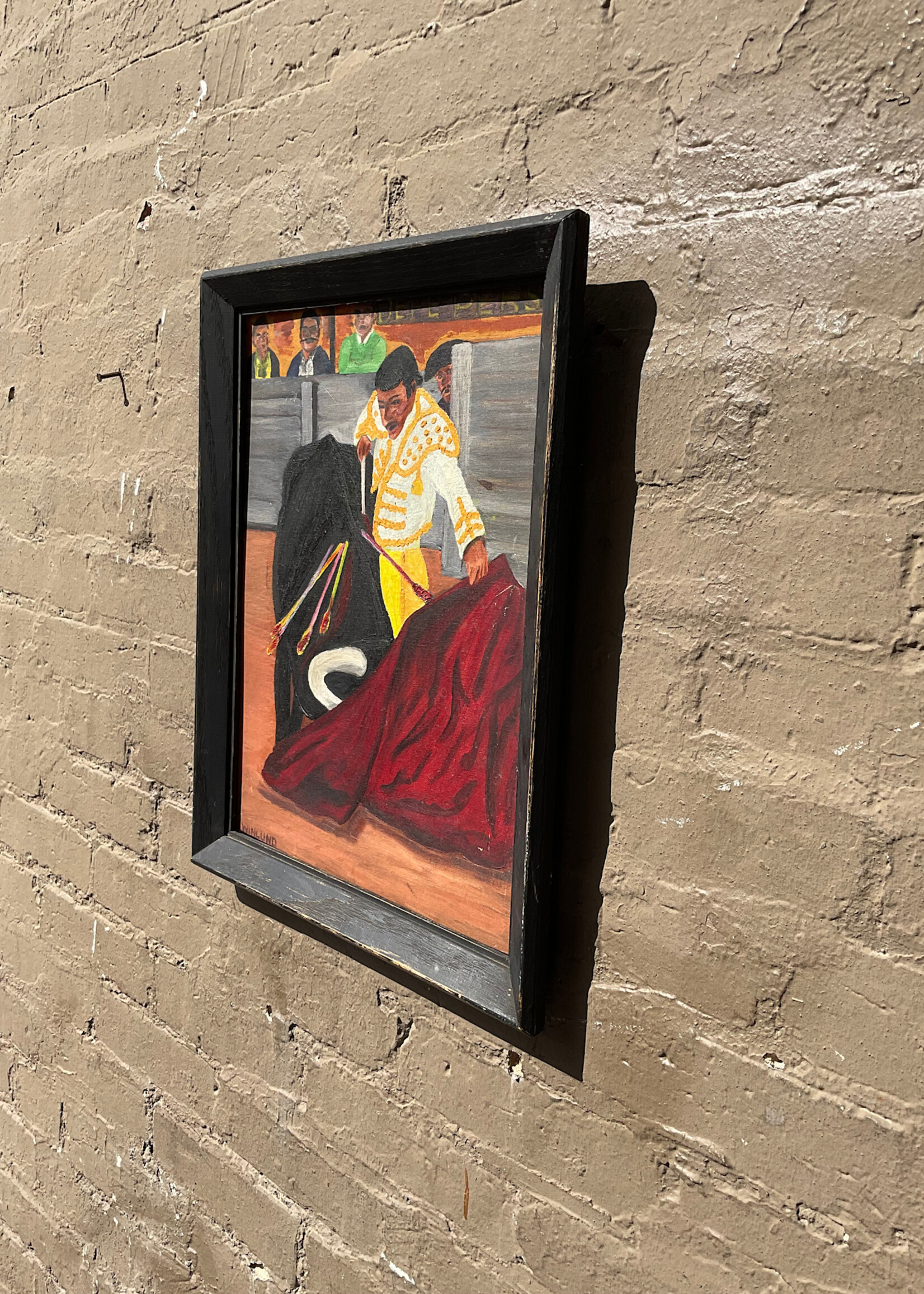 GOODWOOD Bullfighter, Oil on Board