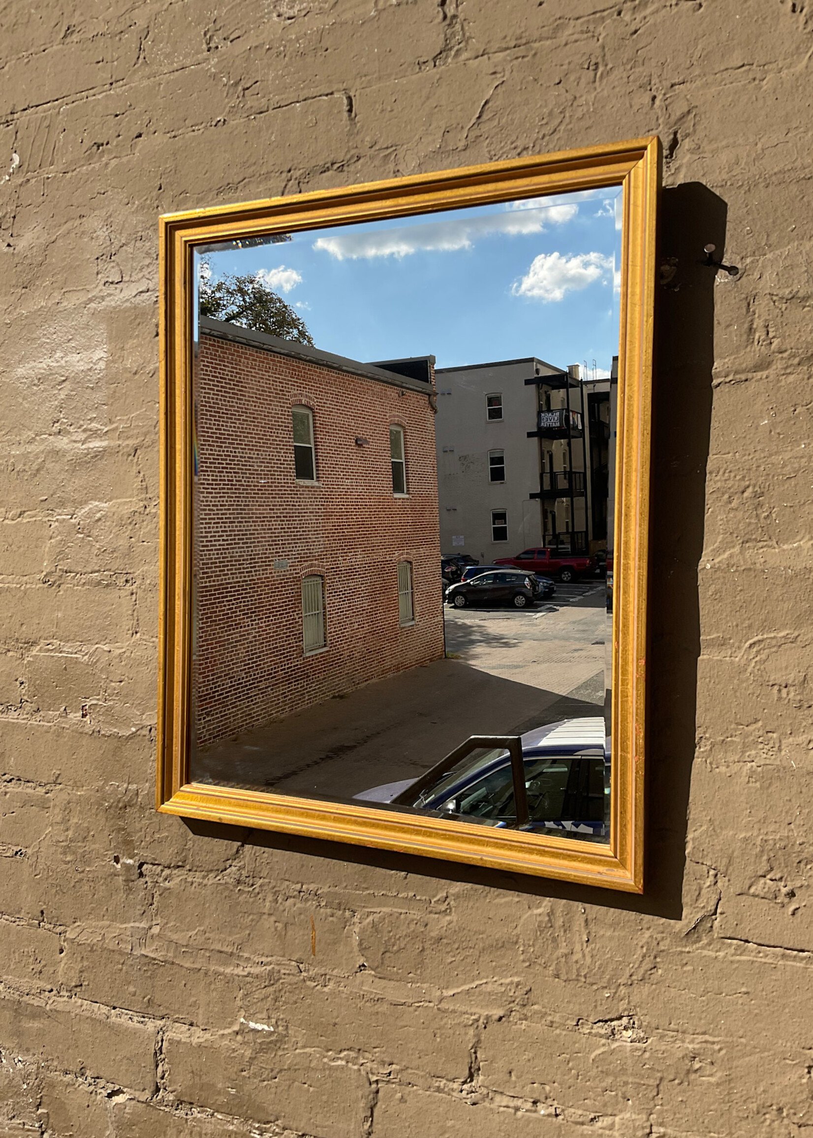 GOODWOOD Small Gilt Beveled Mirror