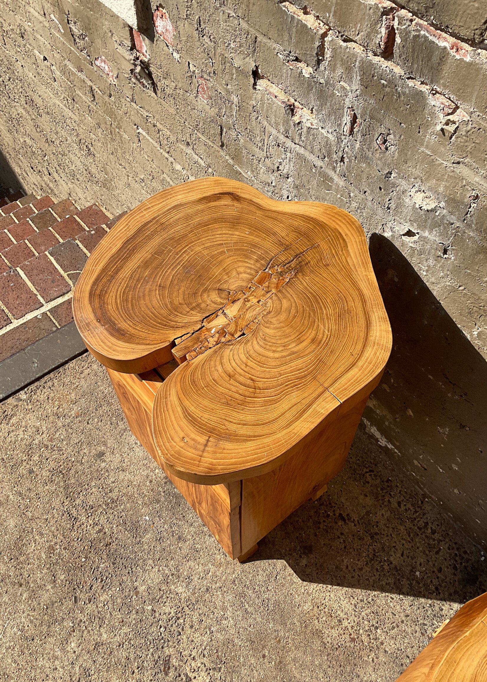 GOODWOOD Pair of Live Edge Nightstands