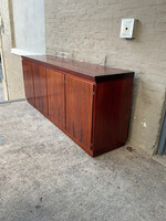 GOODWOOD Danish Modern Rosewood Credenza, Some Loss to Base