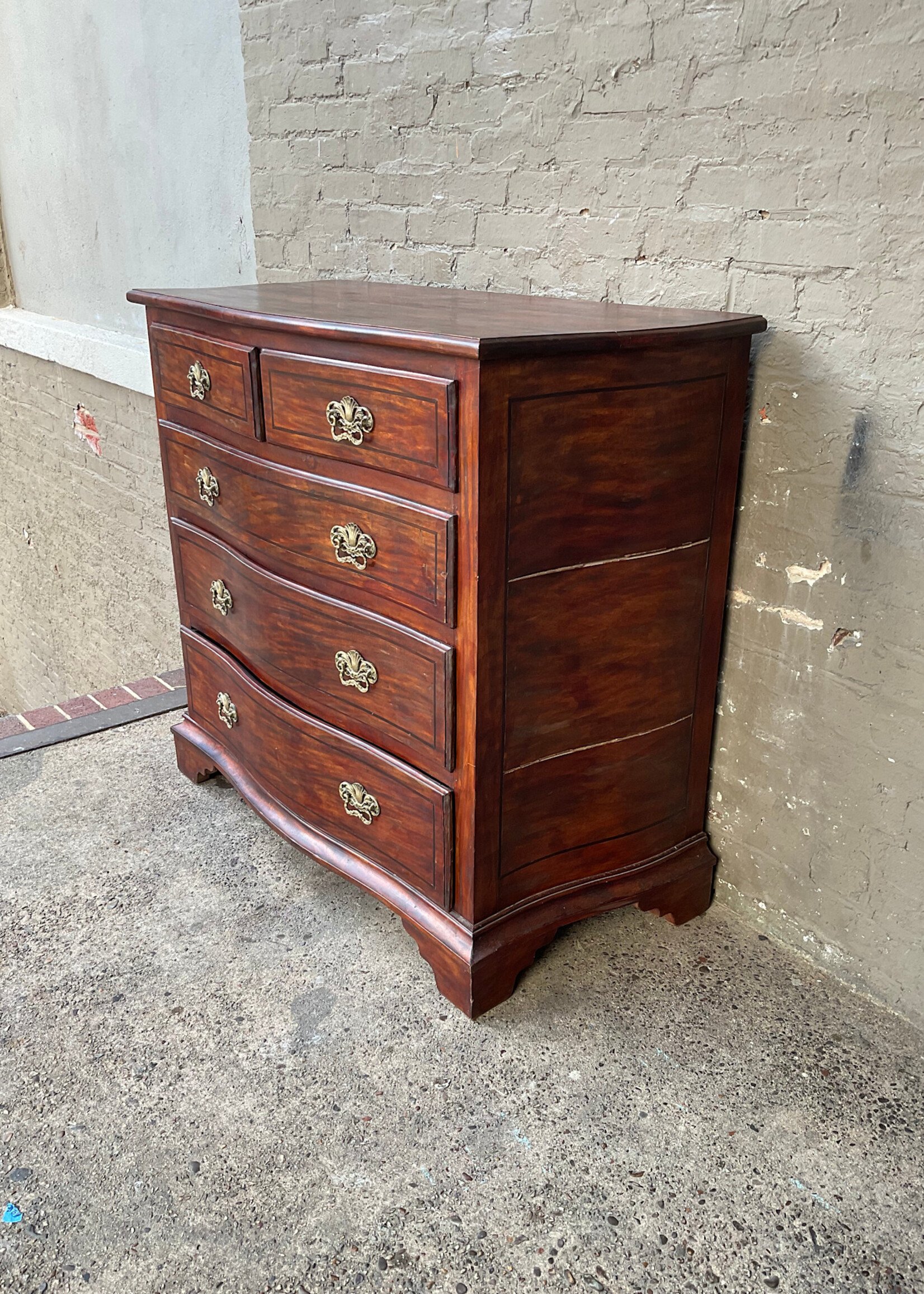 GOODWOOD Solid Hardwood Bow Front Chest