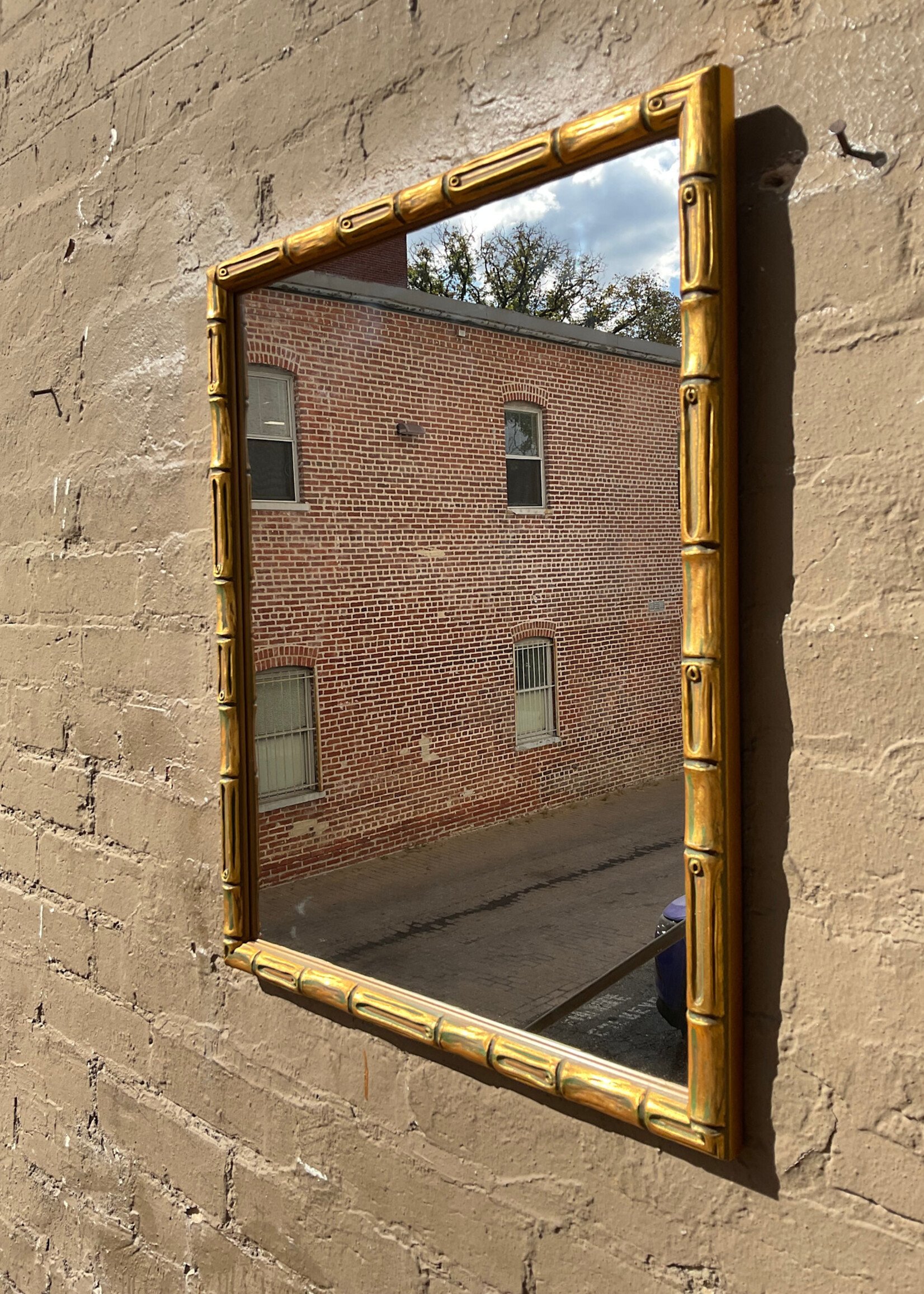 GOODWOOD Gilt Faux Bamboo Mirror