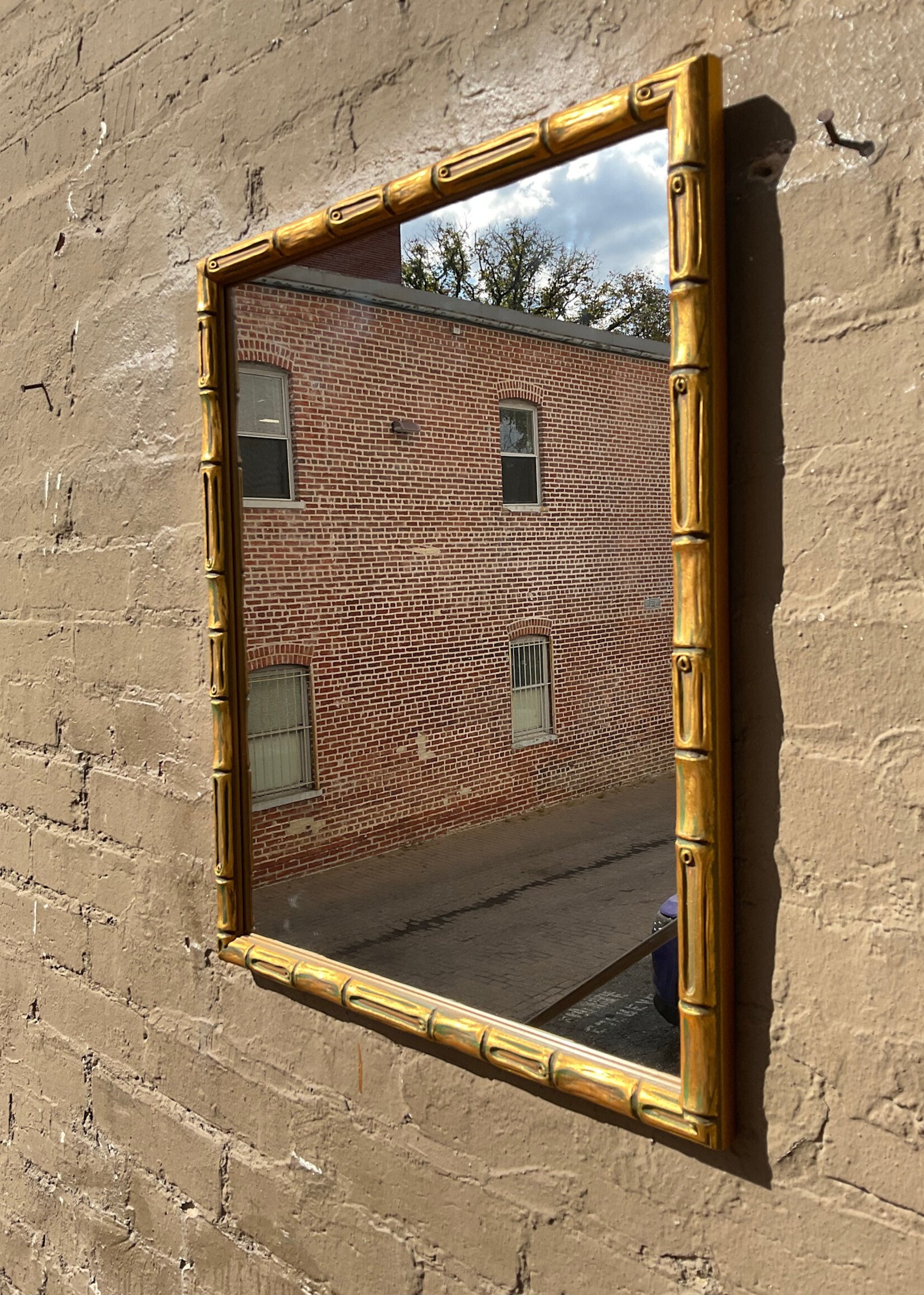 GOODWOOD Gilt Faux Bamboo Mirror