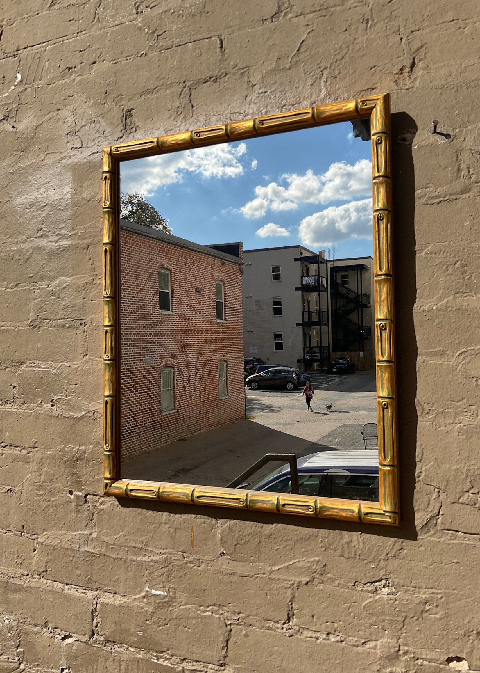 GOODWOOD Gilt Faux Bamboo Mirror