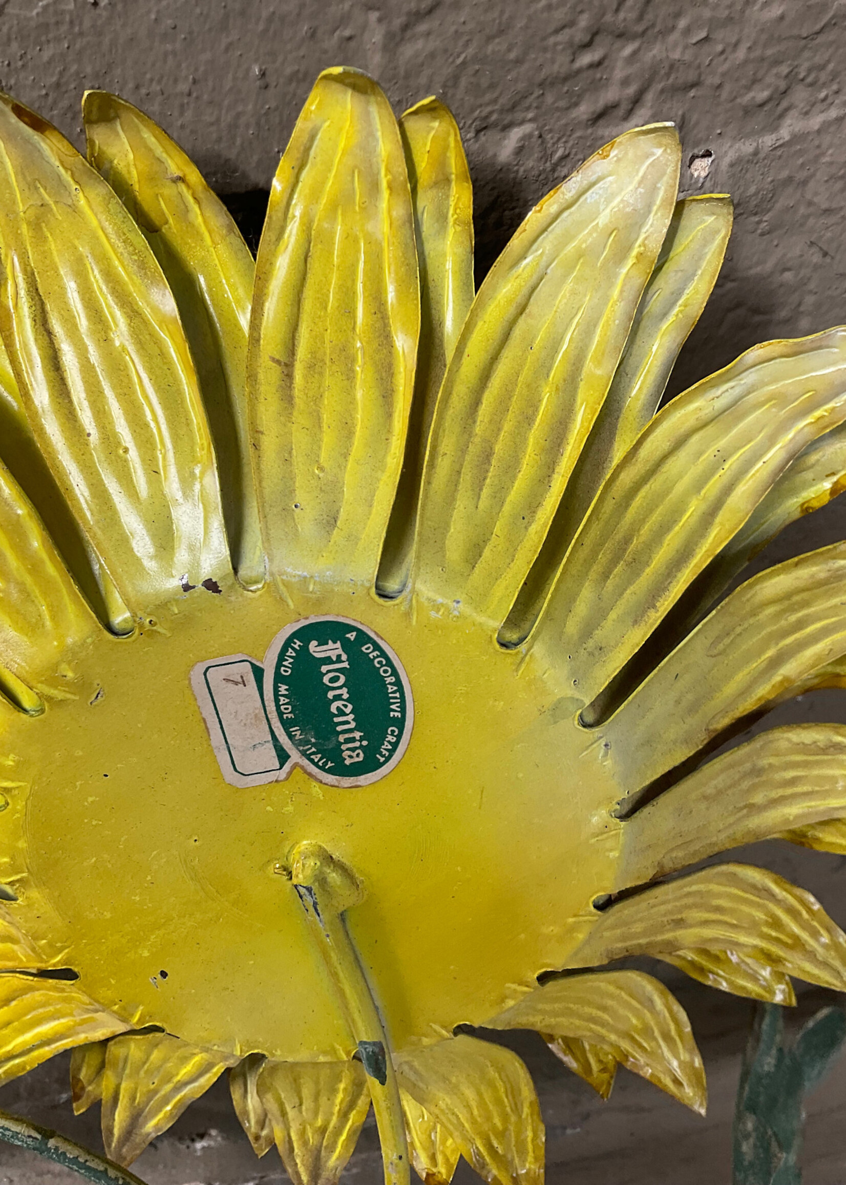 GOODWOOD Vintage Italian Metal Sunflowers