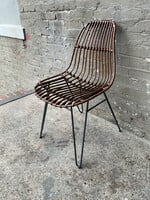 GOODWOOD Rattan & Iron Side Chair