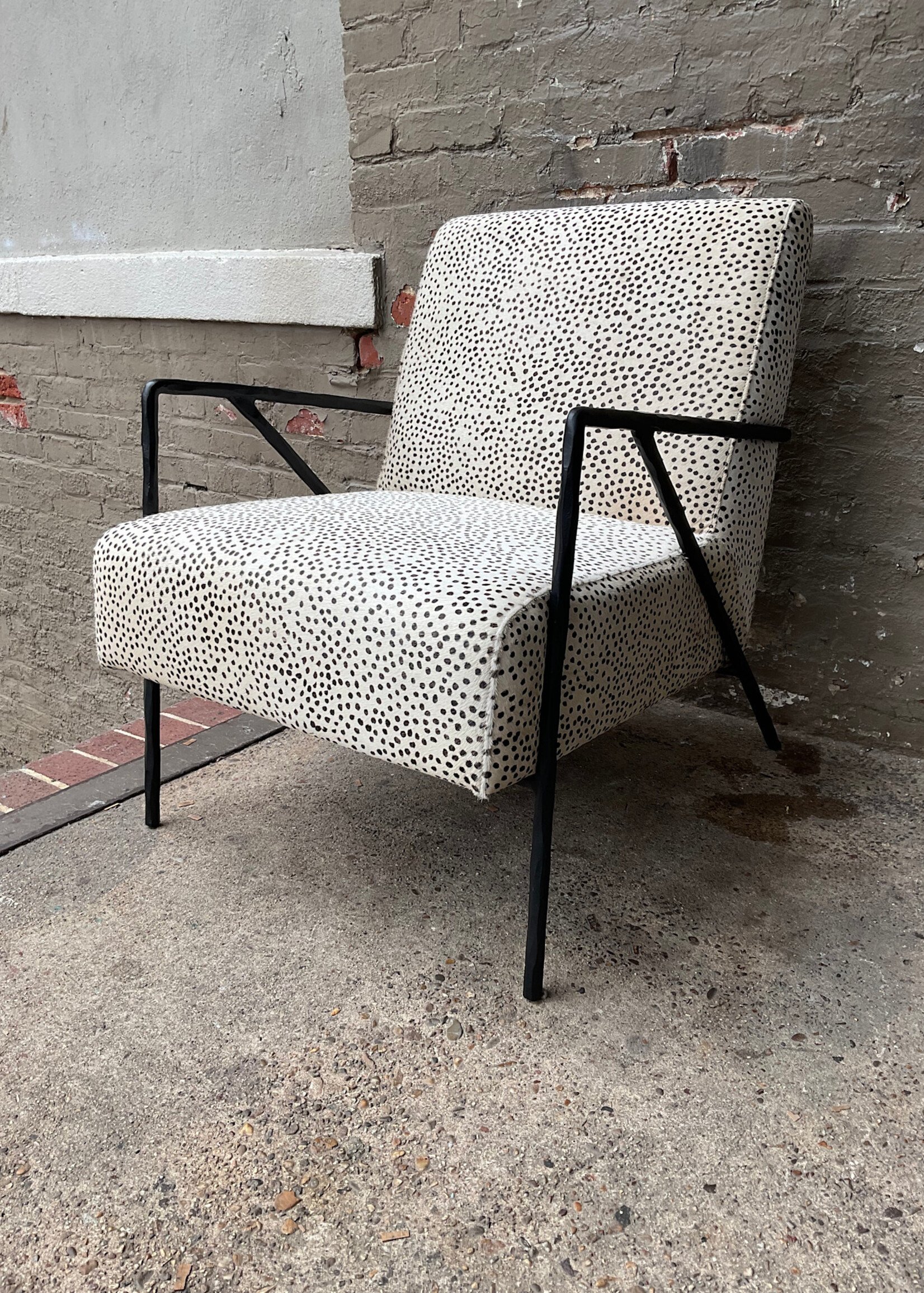 GOODWOOD CB2 Cowhide MCM Style Chair