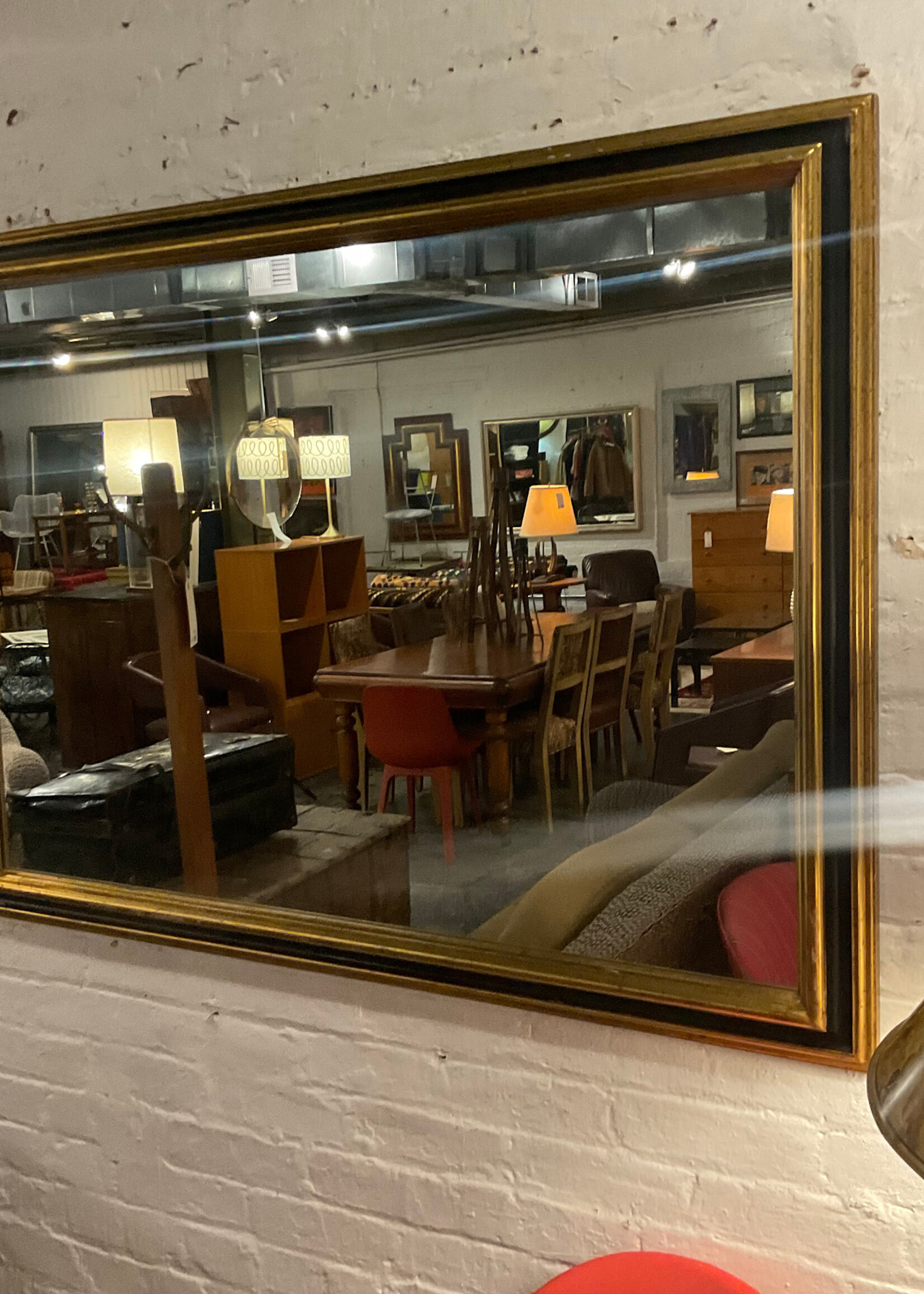 GOODWOOD Partial Gilt Mirror