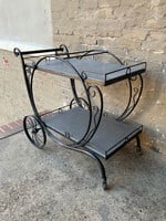 GOODWOOD Salterini Iron & Stone Bar Cart