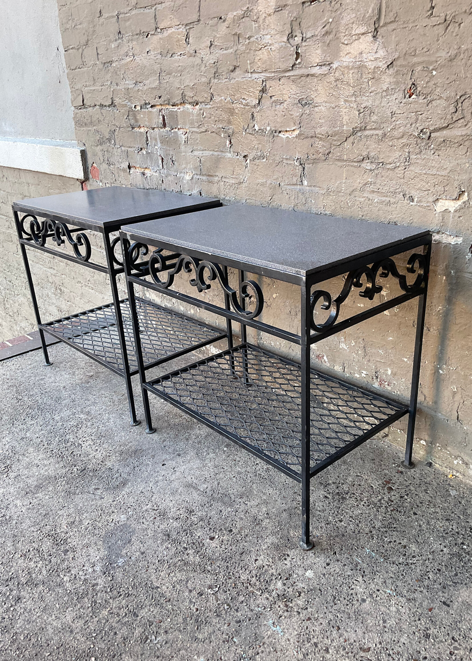 GOODWOOD Salterini Iron & Stone Side Table