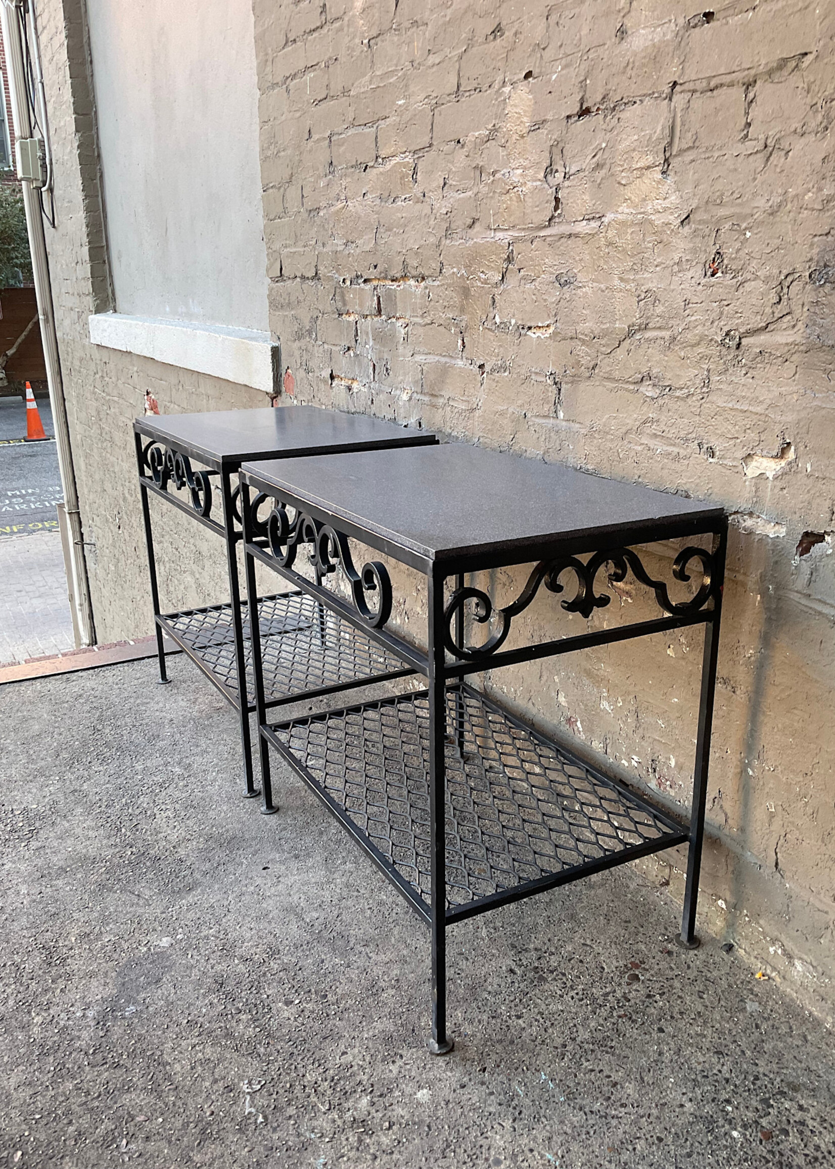 GOODWOOD Salterini Iron & Stone Side Table