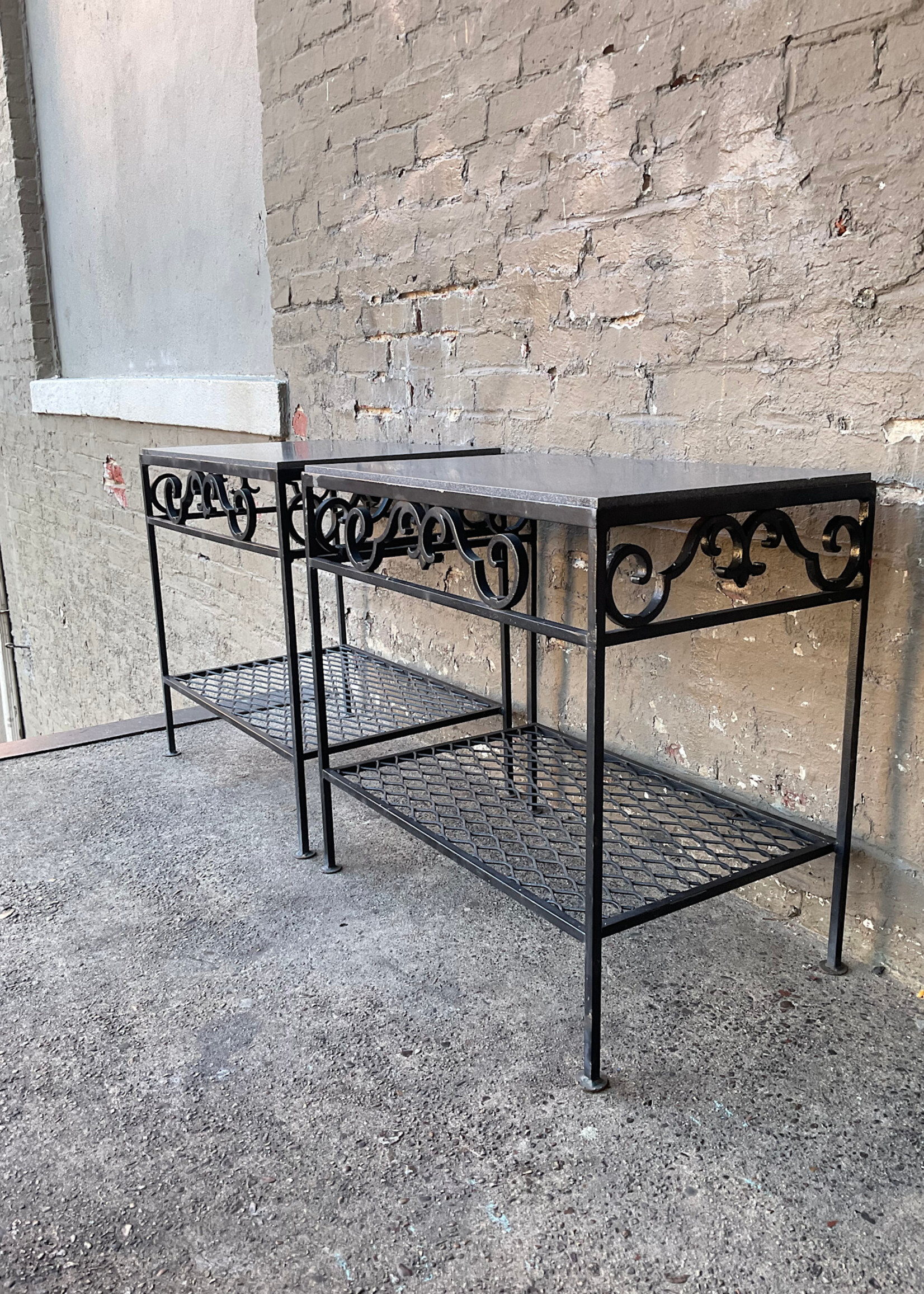 GOODWOOD Salterini Iron & Stone Side Table